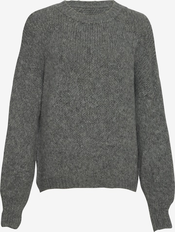 Lilavie Strickpullover ' Peggii ' in Grau: Vorderseite