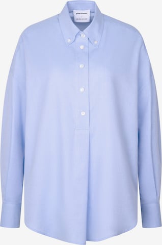 SEIDENSTICKER Blouse in Blauw: voorkant
