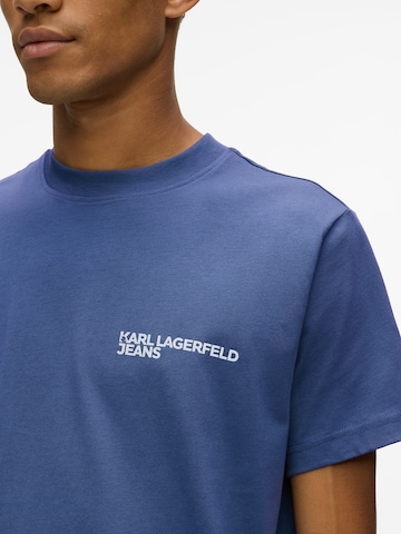 KARL LAGERFELD JEANS Shirt ' SCHMAL GESCHNITTENES' in Blue