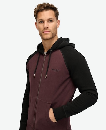 Superdry Sweatvest 'Essential' in Rood