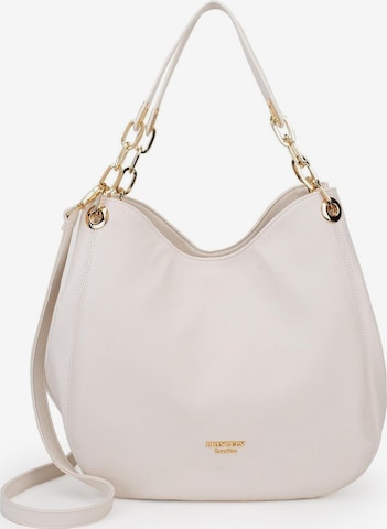 Princely London Håndtaske 'Lisa' i hvid: forside