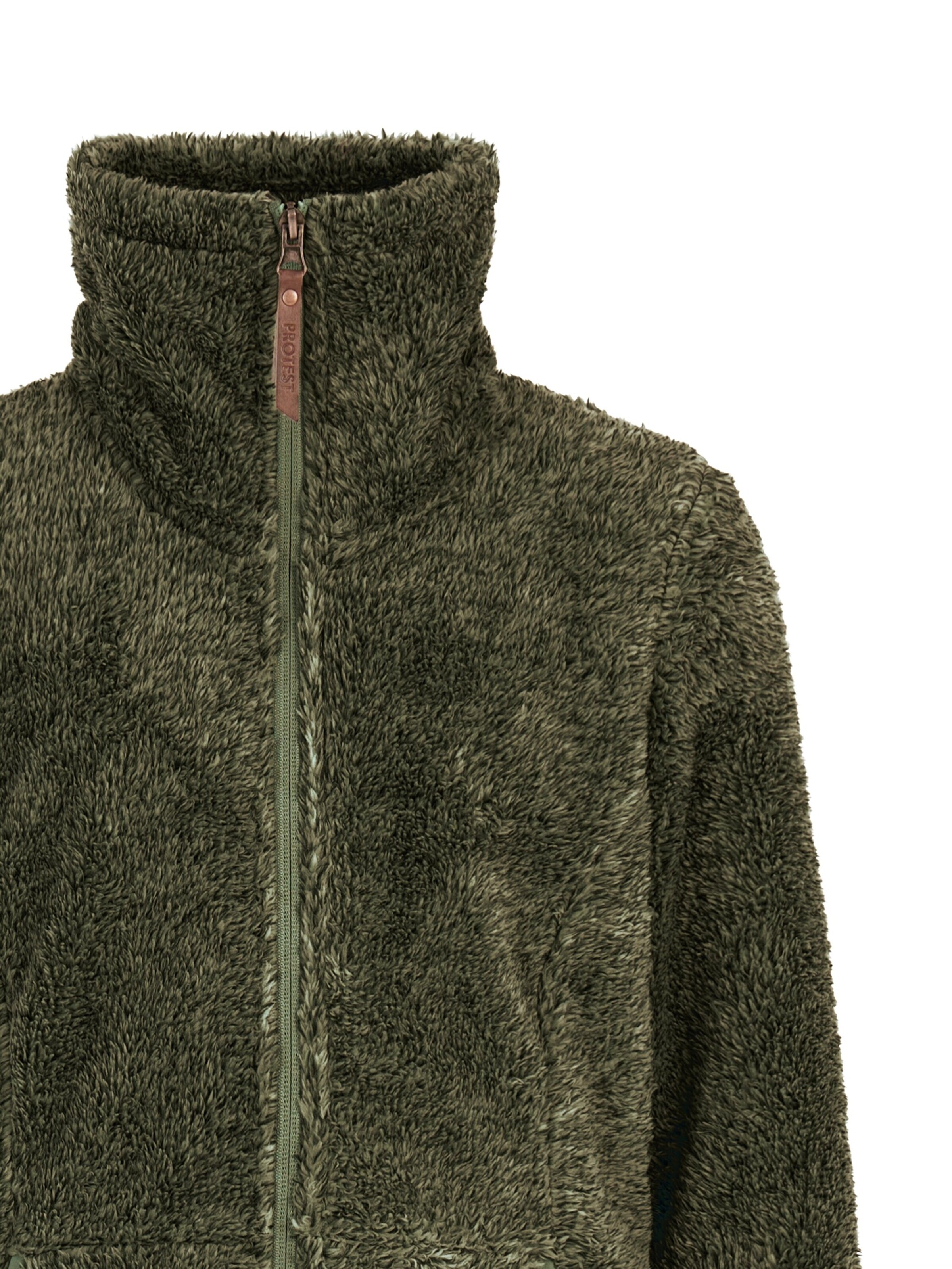 PROTEST Fleece jacket 'Riri JR' in Green