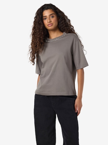 Tricou 'NMBELLE' de la Noisy may pe gri: față