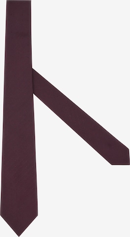 Cravate Boggi Milano en rouge : devant