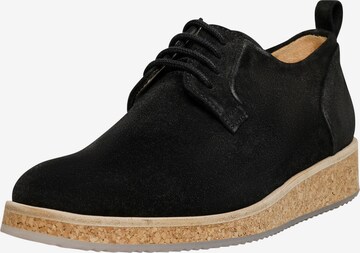 Henry Stevens Lace-Up Shoes ' Eva PB ' in Black: front