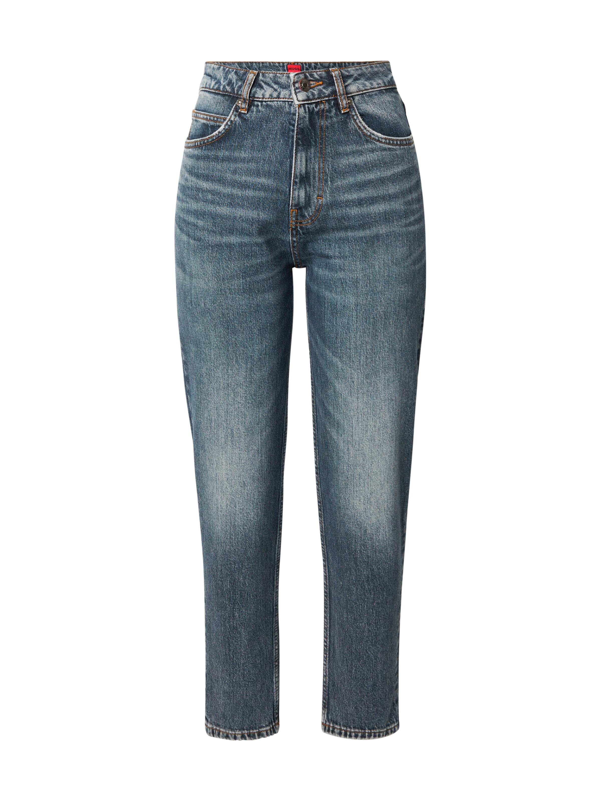 HUGO Normální Džíny '938' – modrá: přední strana