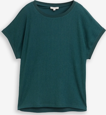 T-shirt TOM TAILOR en vert : devant