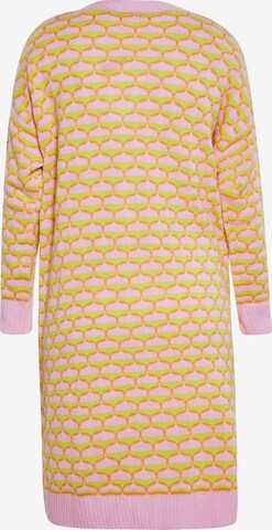 swirly Strickjacke in Pink