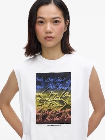 KARL LAGERFELD JEANS Top - Biela