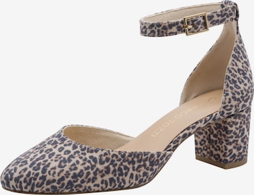 Escarpins MARCO TOZZI en marron : devant