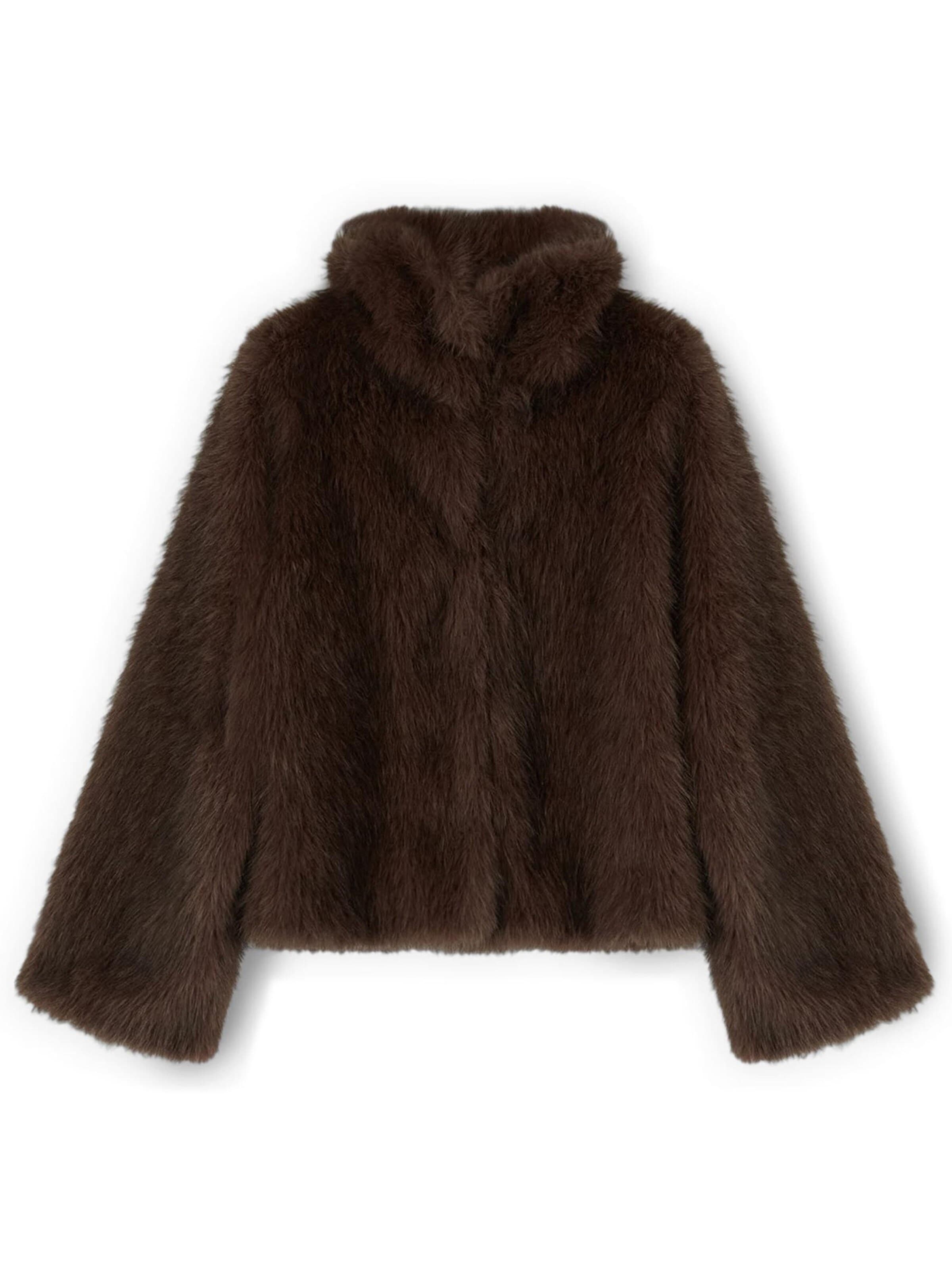 MOTIVI - Abrigo de invierno en marrón: frente