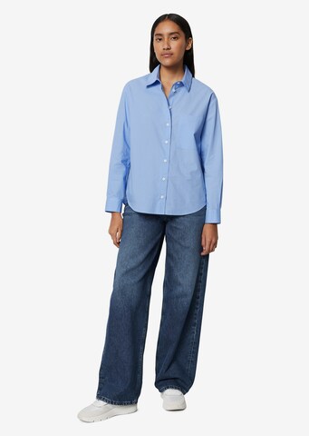 Marc O'Polo DENIM Bluse in Blau: predná strana