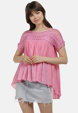 MYMO Shirt in Roze: voorkant