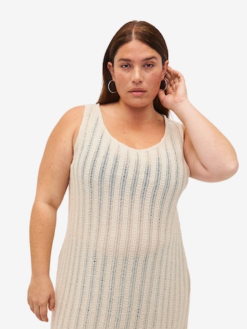 Abito in maglia 'Rama' di Swim by Zizzi in beige