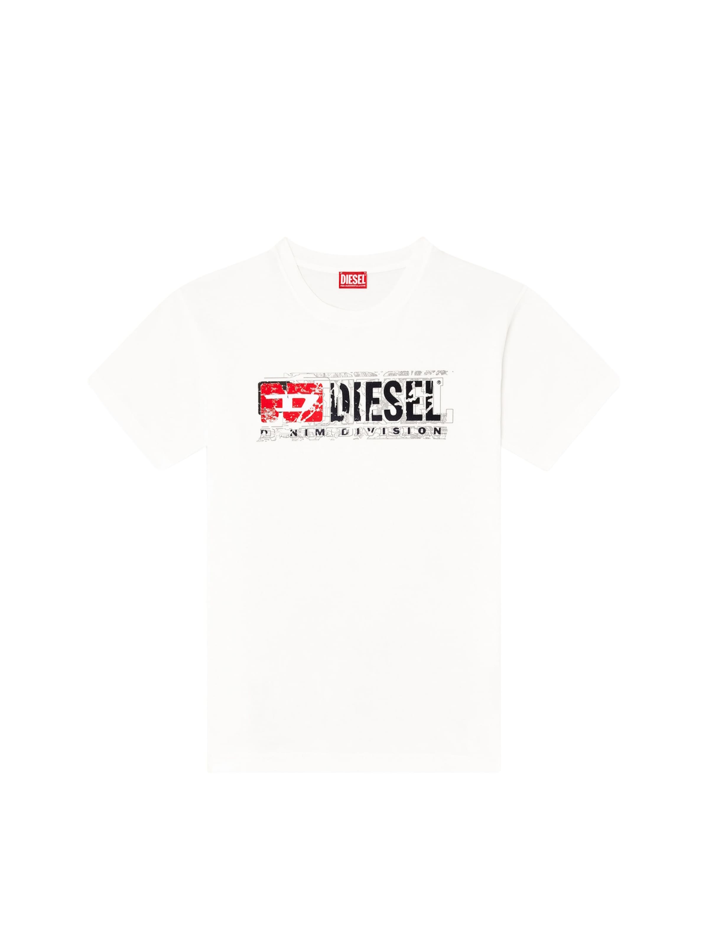 DIESEL T-Shirt 'T-NORM-T6' en blanc, Vue avec produit