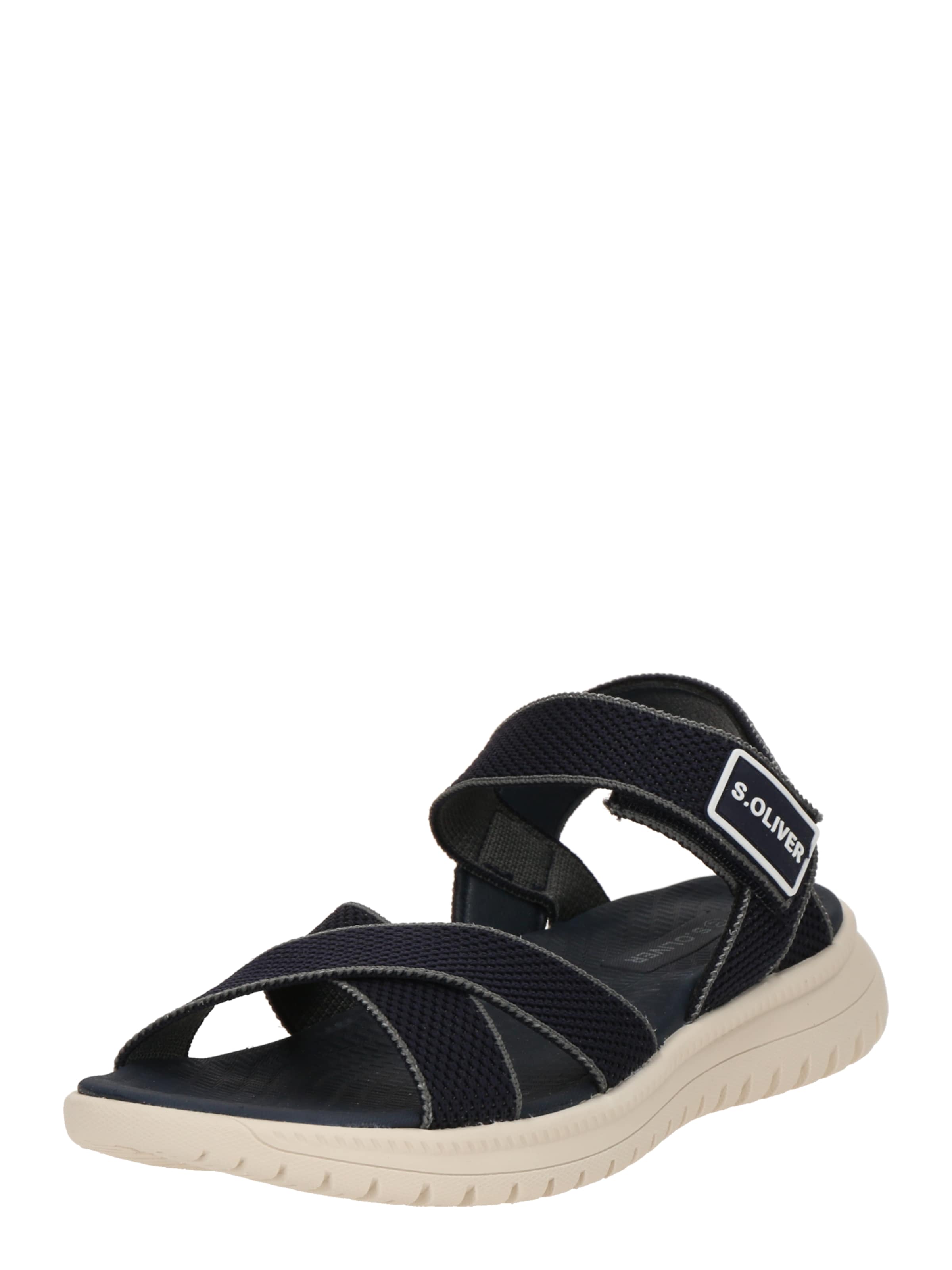 s.Oliver Sandale in Blau: Vorderseite