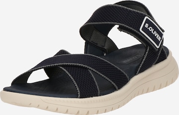 s.Oliver Sandals in Blue: front
