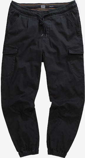 STHUGE Pantalon cargo en noir, Vue avec produit