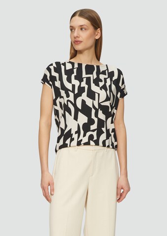 T-shirt s.Oliver en noir : devant