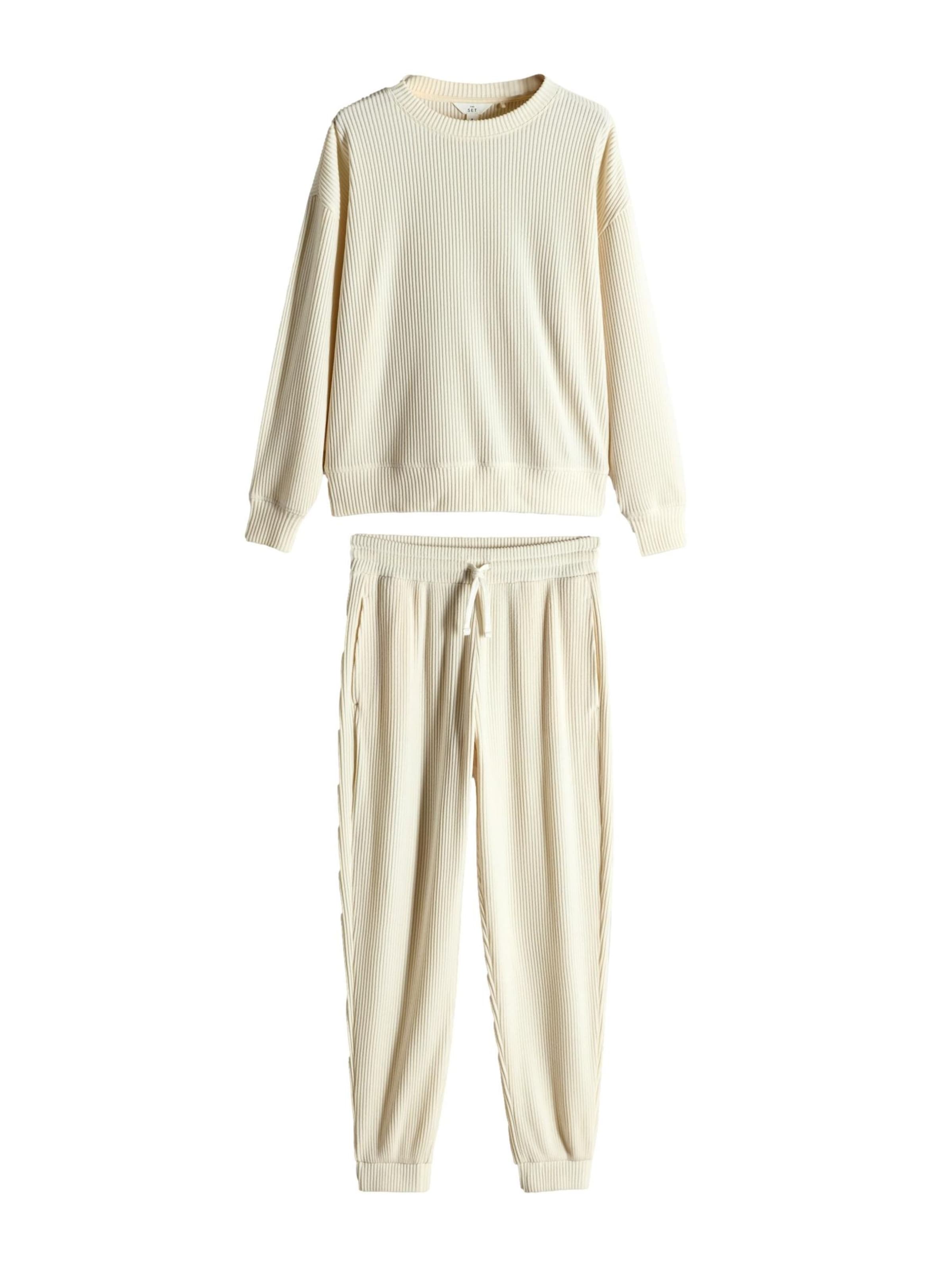 The Set Tepláková súprava - Béžová: predná strana