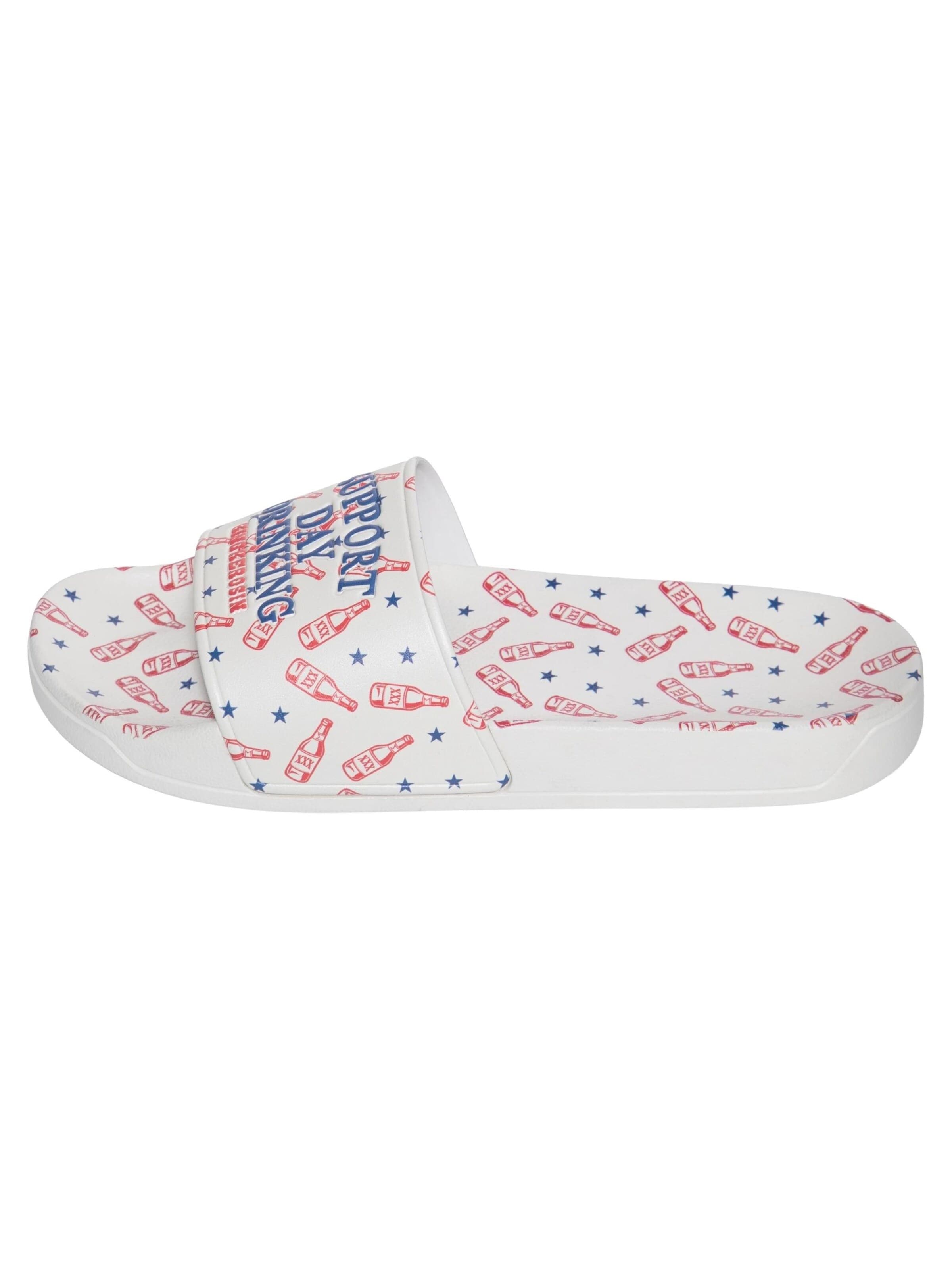 King Kerosin Mules 'Support Day Drinking' in White