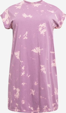 Urban Classics Dress in Purple: front