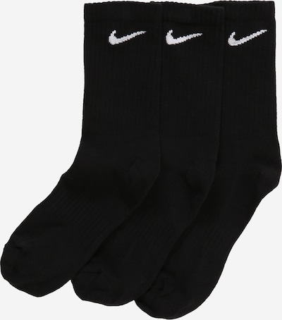 Șosete sport NIKE pe negru / alb, Vizualizare produs