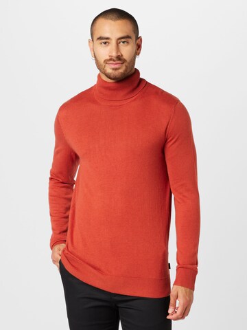 JACK & JONES Pullover 'Emil' i brun: forside