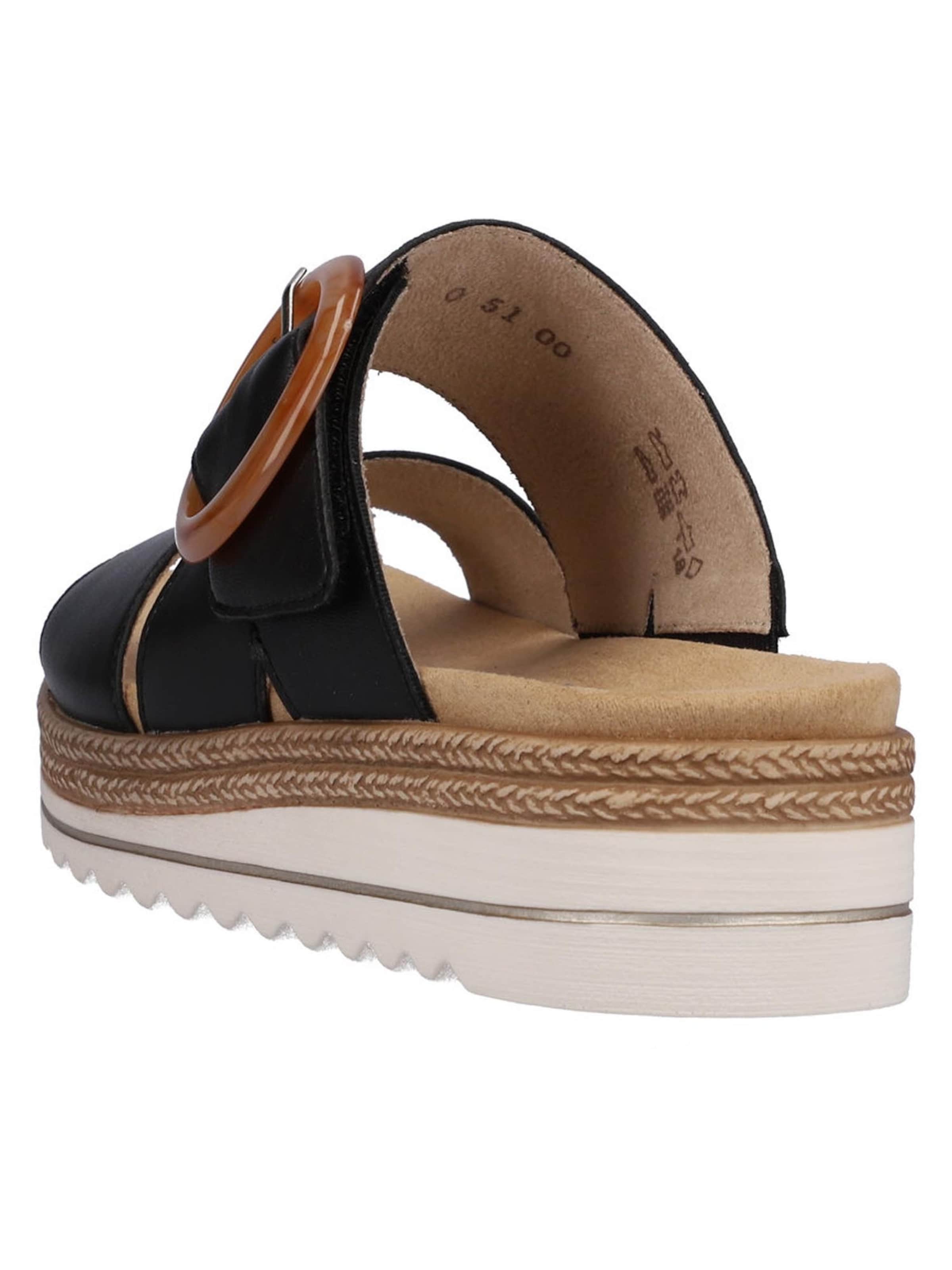 REMONTE Pantolette 'Basic'‌ in Schwarz