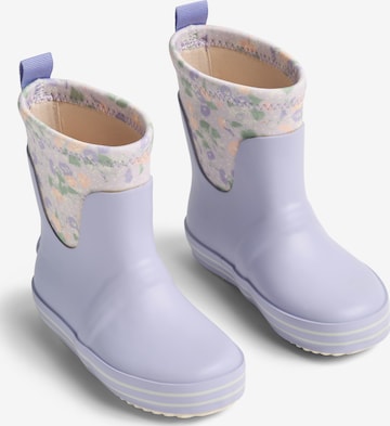 Bottes en caoutchouc WHEAT en violet : devant