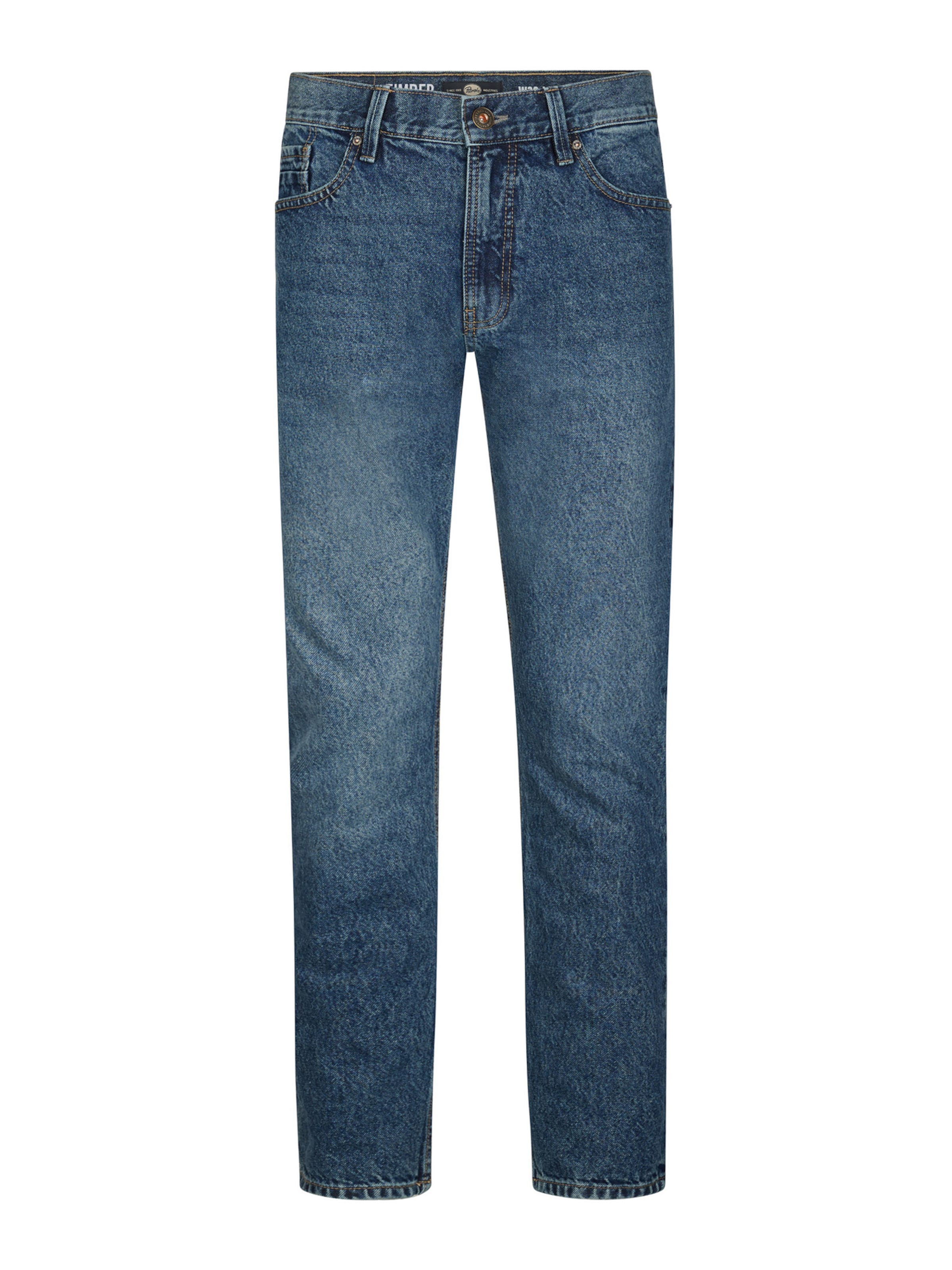 Coupe slim Jean Petrol Industries en bleu : devant