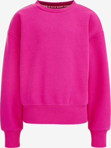 WE Fashion Sweatshirt i rosa: framsida