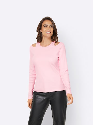 heine T-shirt i rosa: framsida