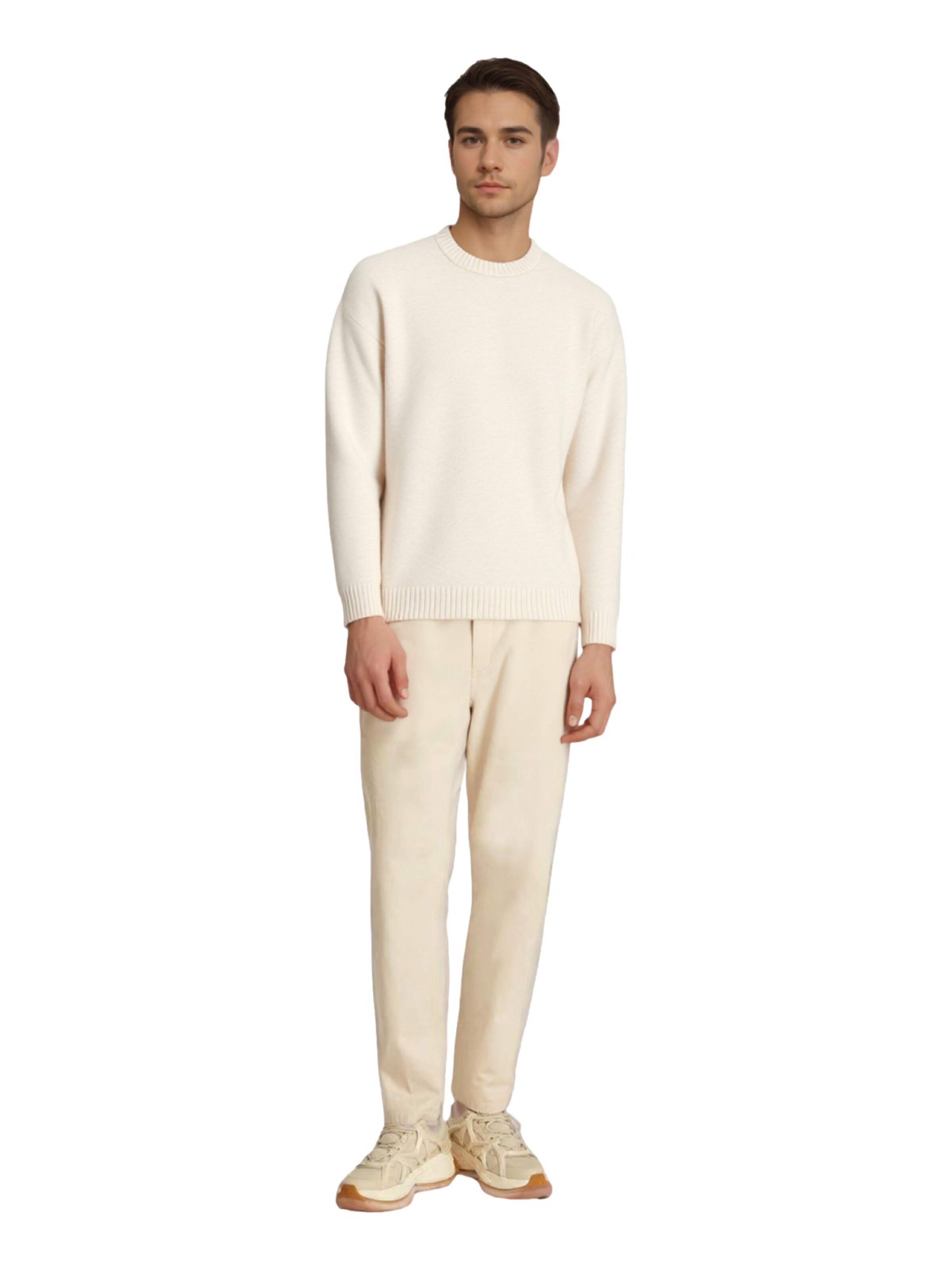 JACK & JONES Πουλόβερ 'JJESOHO OLLIE' σε μπεζ