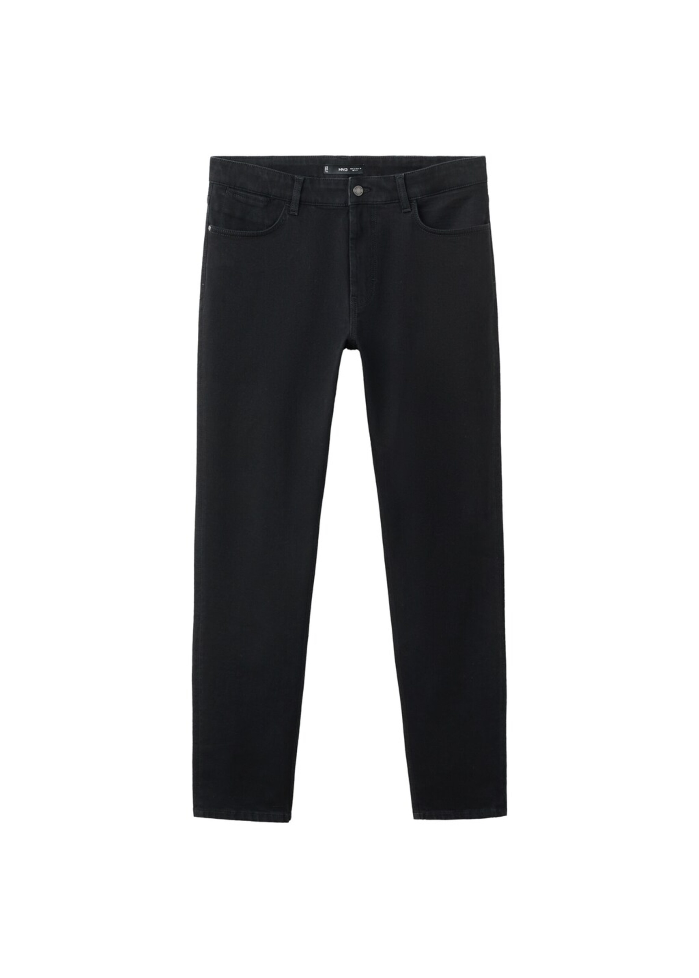 MANGO MAN Slim fit Jeans 'Patrick' in Black: front