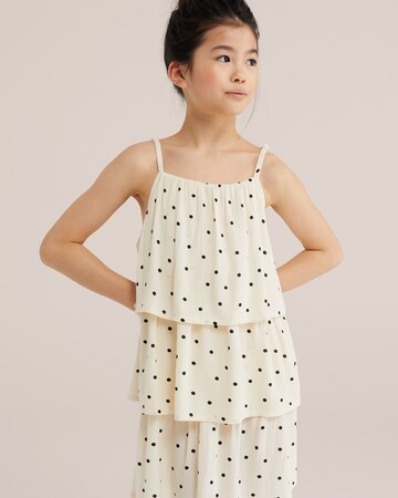 WE Fashion Obleka | bež barva