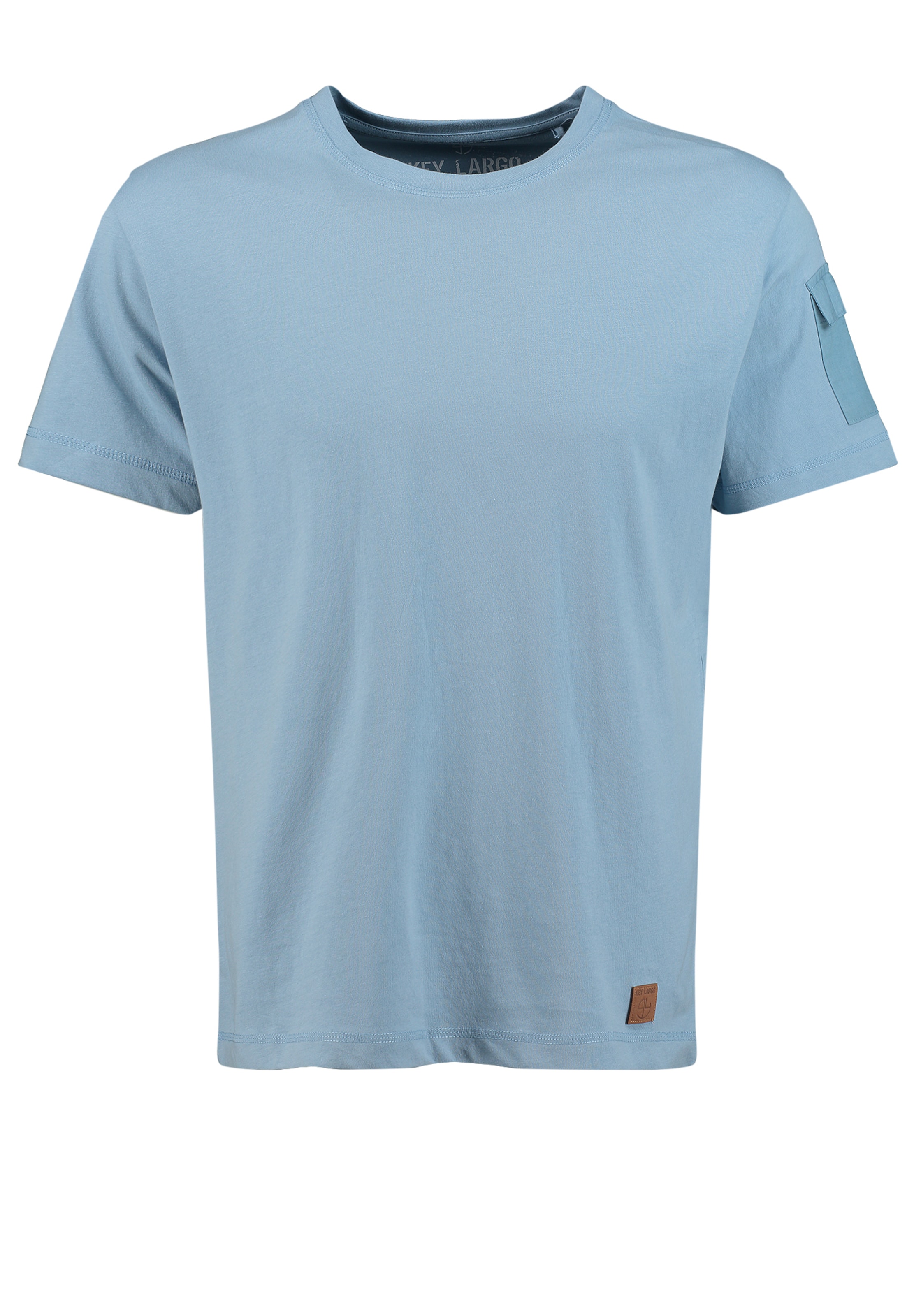 Key Largo Majica 'Cover' | modra barva: sprednja stran