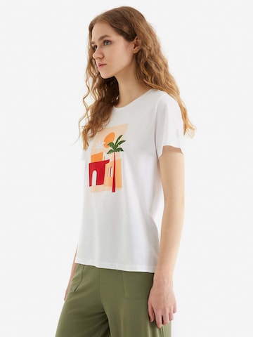 Maglietta 'Desert Palm' di WESTMARK LONDON in bianco
