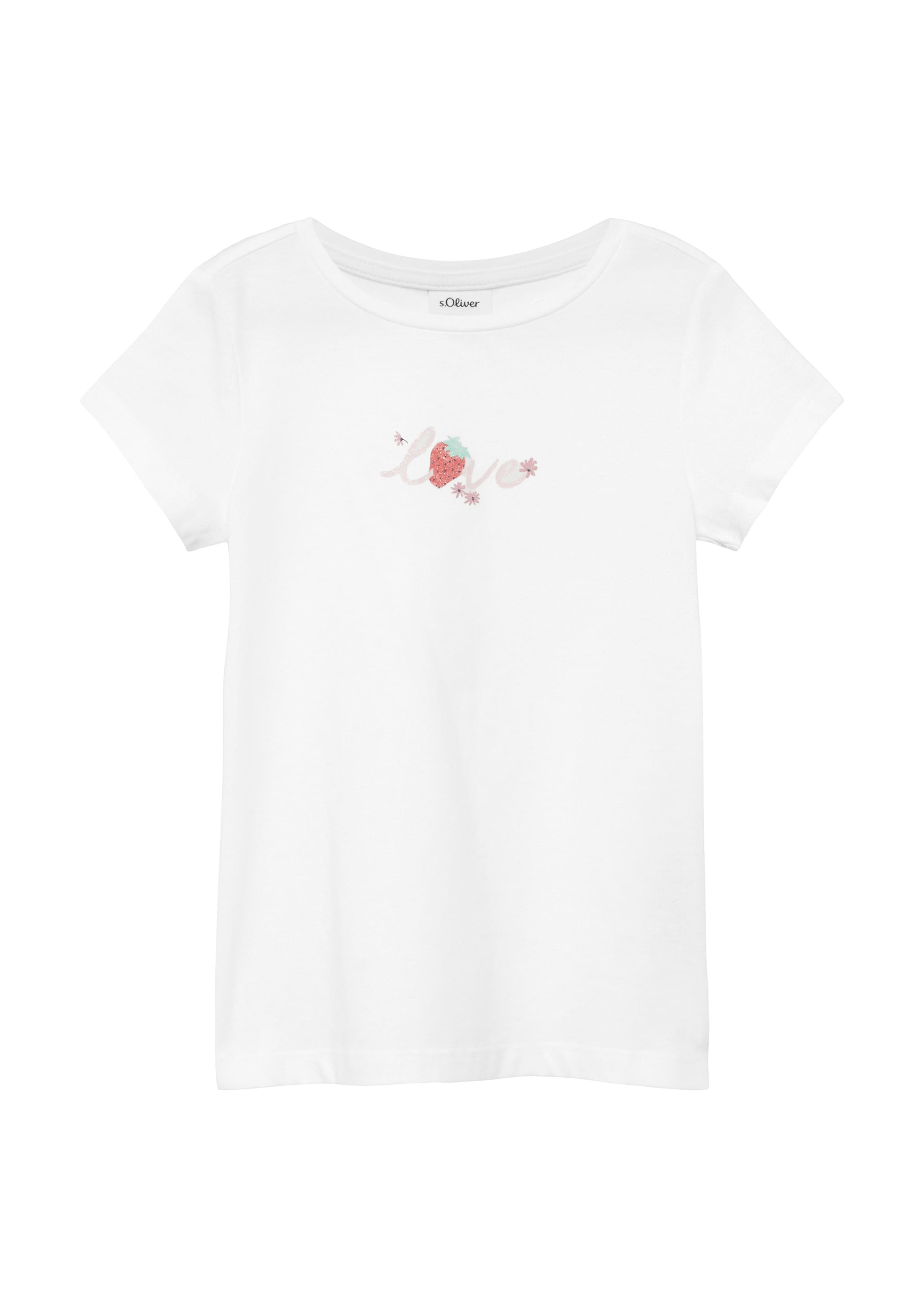 s.Oliver T-Shirt in weiß, Produktansicht