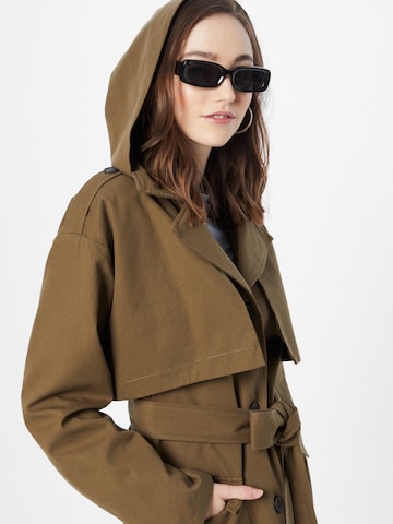 Nasty Gal Between-seasons coat in Green