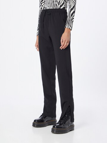 REPLAY Regular Trousers in Black: front