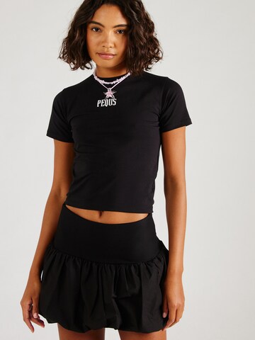 Pequs Shirt 'Paradise Beach Club' in Black