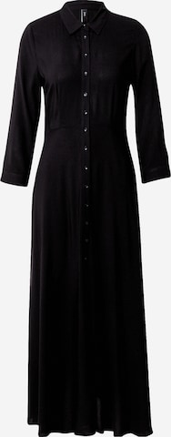 Robe-chemise 'Savanna' Y.A.S en noir : devant