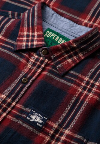 Superdry Regular fit Overhemd in Blauw