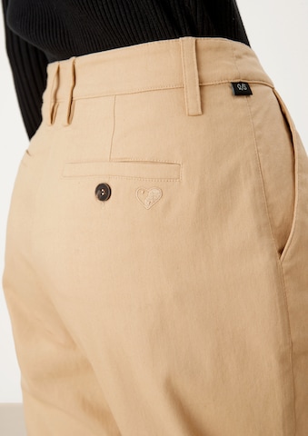 QS Tapered Chino Pants in Beige