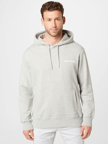 minimum Sweatshirt 'LOGE' in Grijs: voorkant