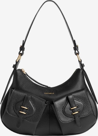 Borsa a spalla 'Mavery Pocket 1' di Coccinelle in nero: frontale