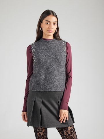 PIECES - Jersey 'PCRISE' en gris: frente