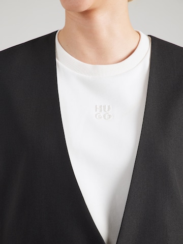 HUGO Sweatshirt 'Deroxina_12' in Weiß