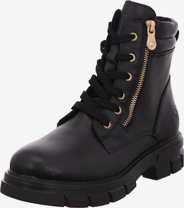 Boots 'Stiefel Damen Z9103-00 Leder-Mix in schwarz' di Rieker in nero: frontale